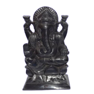 Black Ganeshji in Black Marble