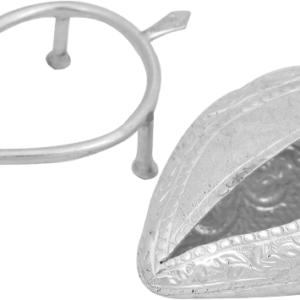 Shankh Stand in Pure Silver
